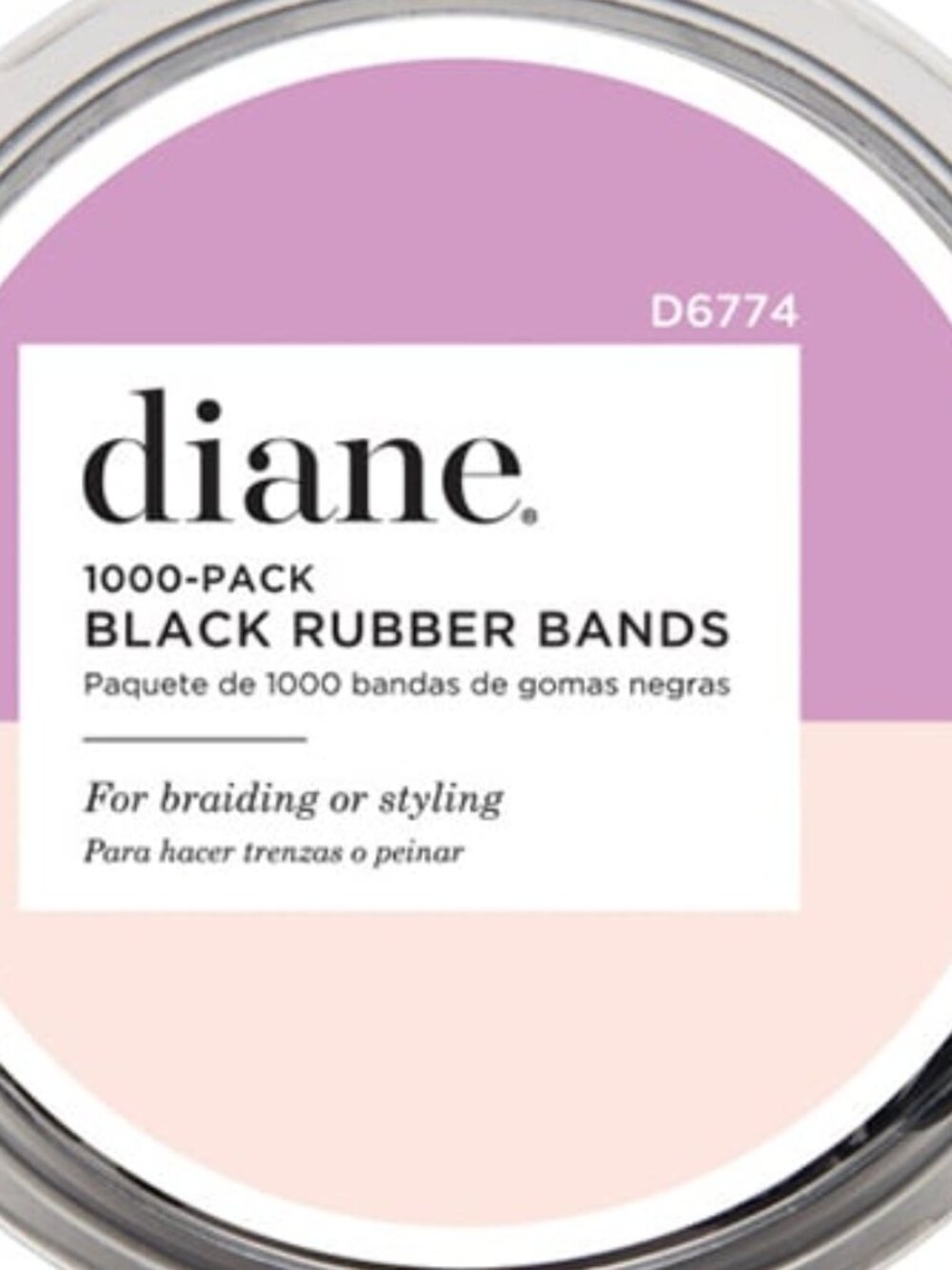 1000 Black Rubber Bands